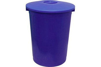 Бак Тара.ру с крышкой, 60 л, синий 04012