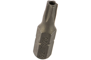 Вставка 5-гранная TORX с отверстием (TS25Hх25 мм; 1/4") JTC 1192525