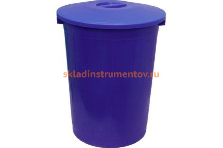 Бак Тара.ру с крышкой, 60 л, синий 04012