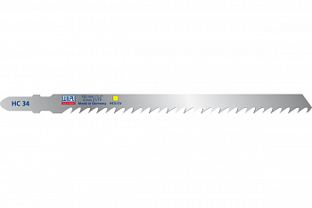 Пилка по дереву HC 34 (5 шт; 132х7.8х1.45 мм; 105 мм; 6.35 TPI; HCS/CV) WILPU 218000005