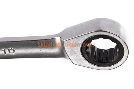 Трещоточный комбинированный ключ KING TONY 10 мм 373110M