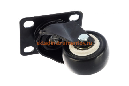 Колесо поворотное черная резина 50 мм MFK-TORG 4053050