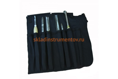 Тканевая сумка-скрутка для токарных резцов Петроградъ 8 карманов М00013460