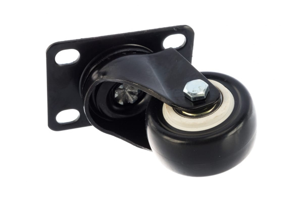 Колесо поворотное черная резина 50 мм MFK-TORG 4053050