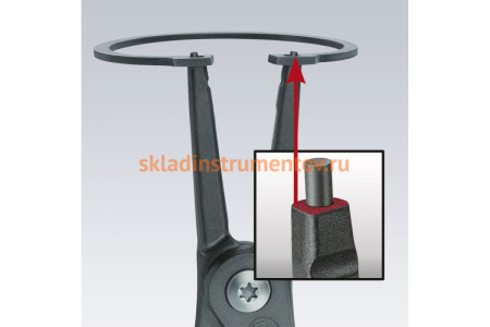Прецизионные щипцы для внешних стопорных колец KNIPEX KN-4911A2SB