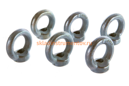 Рым-гайка DIN 582 оцинкованная 6 шт. (М16; ТФ5) Зубр 4-304325-16 Рым-гайка DIN 582 оцинкованная 6 шт. (М16; ТФ5) Зубр 4-304325-16