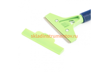 Скребок, лезвие 100 мм пластиковая ручка, 200мм СИБРТЕХ 79529