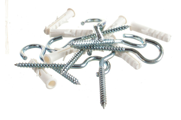 Распорный дюбель Зубр МАСТЕР тип ЕВРО с шурупом-полукольцом, 6х30 / 4х65 мм, 8 шт 30686-06-30