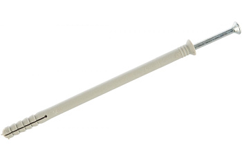 Дюбель-гвоздь нейлоновый с потайным бортиком 50 шт. (8х140 мм; ТФ5) Зубр 4-301375-08-140