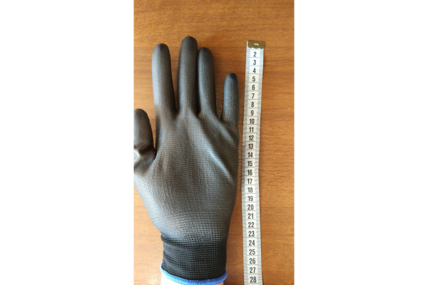 Защитные перчатки с полиуретановым покрытием JetaSafety (12 пар) JP011b/XL