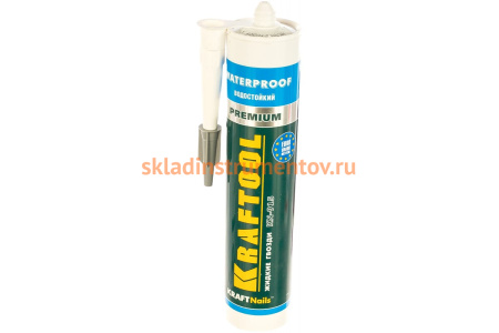 Монтажный клей Kraftool KraftNails Premium KN-915 для ванн и душевых, 310мл 41345_z01