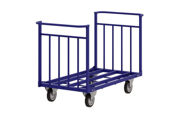 Усиленная каркасная тележка с двумя ручками RUSKLAD ТТД 10 (800х1800) d200мм усиленные Усиленная каркасная тележка с двумя ручками RUSKLAD ТТД 10 (800х1800) d200мм усиленные