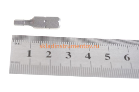 Вставка-бита 1/4"DR шестигранная, H3, 25 мм Ombra 514230