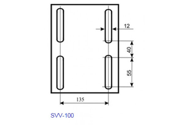 Тиски с высокими губками Proma SVV-100 25000194