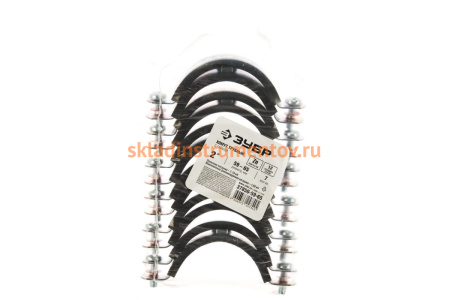 Трубный хомут с гайкой ЗУБР 2", 7штук, оцинкованный 37850-59-65