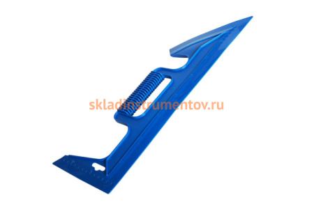 Пластмассовый обойный угловой шпатель SANTOOL 400 мм 020610-004