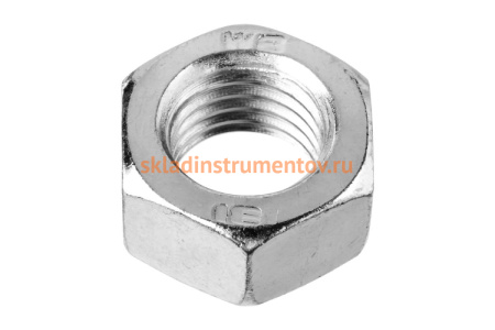 Шестигранная гайка Зубр МАСТЕР ГОСТ 5927-70, класс прочности 6, оцинкованная, M12, 5кг (примерно 328 шт.) 303550-12