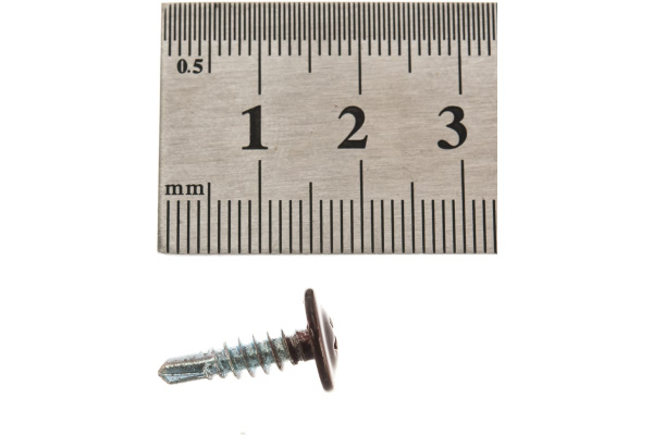 Саморезы с прессшайбой и сверлом по листовому металлу до 2мм Зубр RAL-8017 PH2 4,2х16мм 500шт 300211-42-016-8017