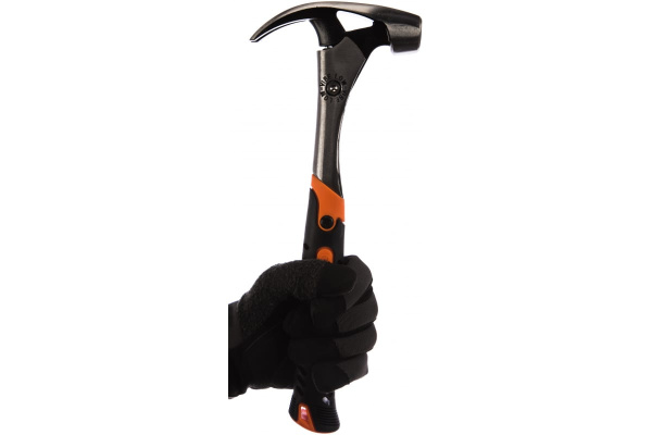 Молоток-гвоздодер (кованый, с амортизатором, обрезиненная ручка) 0,5кг ВАРЯГ 85325 тов-146434