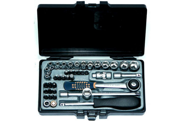 Набор 6-тигранных головок с приспособлениями 42 предметов FORCE 2421F