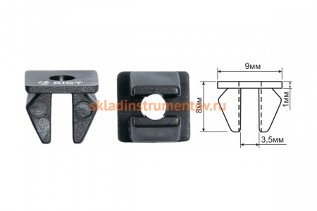 Клипса крепления обшивки Aist 67343001 00-00011340