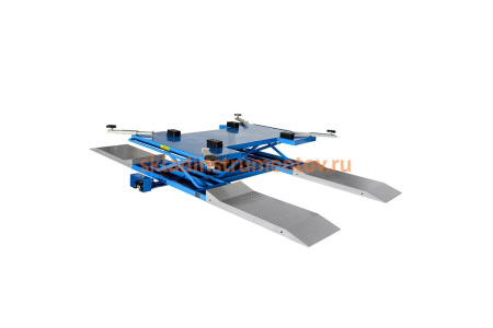 Пневматический ножничный подъемник с дополнительными лапами 2500кг Trommelberg TST25P