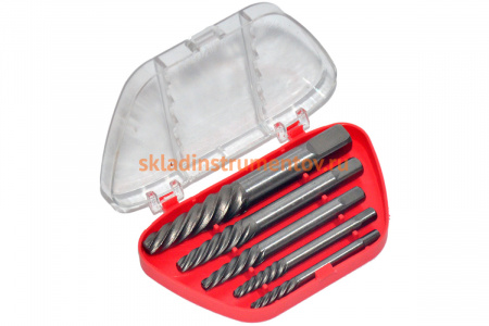 Набор экстракторов усиленных 5 предметов 3-18мм AV Steel AV-921111