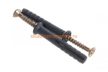Дюбель-гвоздь STAYER полипропиленовый потайный бортик 6 x 40 мм 2500 шт 30640-06-040