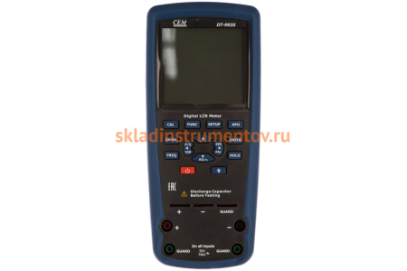 Профессиональный LCR-метр с автоматическим выбором режима измерений СЕМ DT-9935 481097