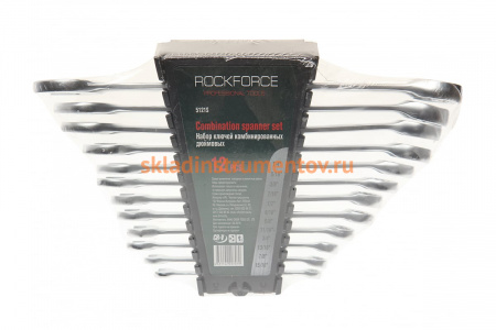 Набор комбинированных дюймовых ключей ROCKFORCE 12пр. RF-5121S