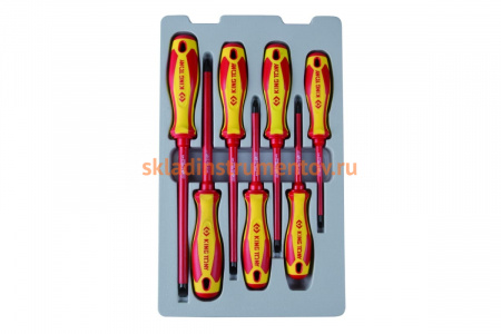 Набор отверток в коробке KING TONY диэлектрические 7 предметов 30617MR