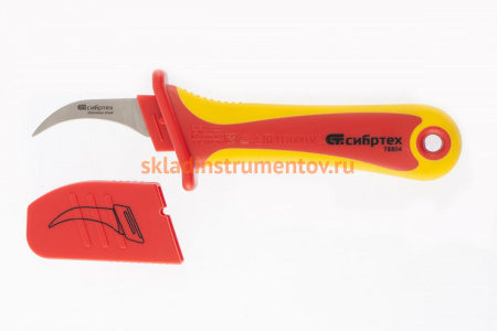 Диэлектрический нож, серповидная рабочая кромка полотна СИБРТЕХ 78804