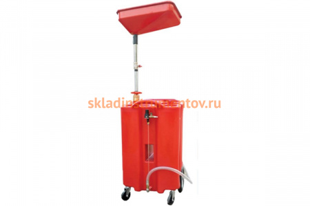 Установка с воронкой для слива отработанного масла WIEDERKRAFT WDK-89026