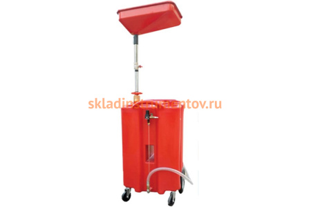 Установка с воронкой для слива отработанного масла WIEDERKRAFT WDK-89026