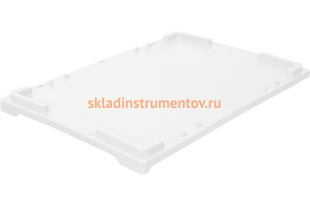 Крышка для конусообразных ящиков Тара.ру 600х400, белая, морозостойкая 00494 Крышка для конусообразных ящиков Тара.ру 600х400, белая, морозостойкая 00494