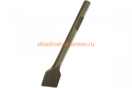 Лопаточное зубило Uragan для отбойных молотков и бетоноломов шестигранник 28 мм 80/400 мм 905-3634-80-400