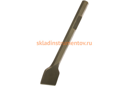 Лопаточное зубило Uragan для отбойных молотков и бетоноломов шестигранник 28 мм 80/400 мм 905-3634-80-400