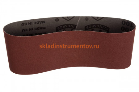 Шлиф-лента универсальная для шлифмашин (100х610 мм; Р100) KLINGSPOR 4482