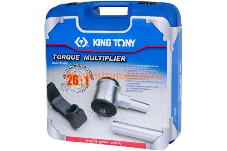 Ручной усилитель крутящего момента 173:4500 Нм, 1/2">1", мультипликатор KING TONY 34488-26