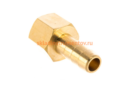 Штуцер пневматический (1/4"F- елочка 8 мм) ЭВРИКА ER-FFH04/05