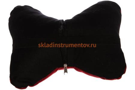 Подушка-косточка Airline Алькантара, красная ASP-B-04