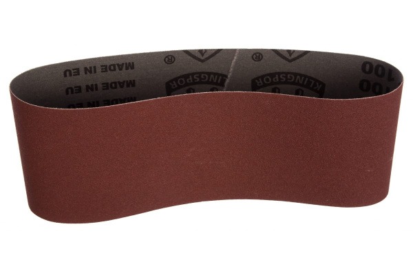 Шлиф-лента универсальная для шлифмашин (100х610 мм; Р100) KLINGSPOR 4482