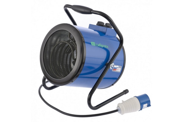 Тепловая пушка СИБРТЕХ ТВ-5 (тепловентилятор), 220 В, 3 режима, вентилятор, 3000/4500 Вт 96434