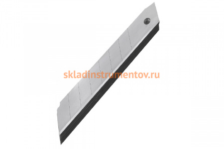 Лезвие из углеродистой стали с отламывающимися сегментами 9 мм, 10 шт МастерАлмаз 10503209