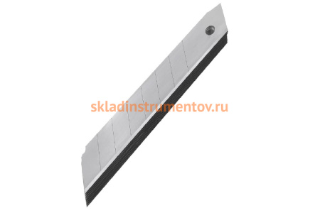 Лезвие из углеродистой стали с отламывающимися сегментами 9 мм, 10 шт МастерАлмаз 10503209