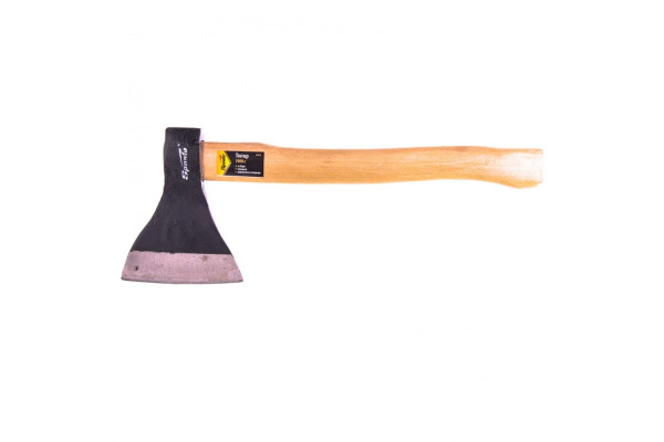 Топор SPARTA 1000 г, в сборе, кованый, деревянное топорище 21615