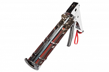 Пистолет для герметика VIRA полукорпусный усиленный с зубчатым штоком 225 мм 705060