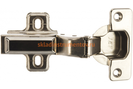 Петля с доводчиком для вкладных дверей, с монтажной планкой JET Clip-On D35мм HR350C.110Nl99