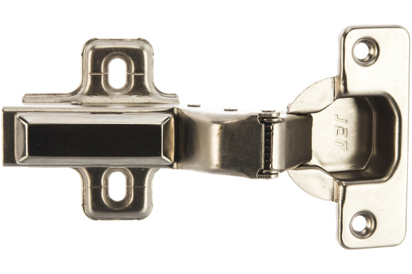 Петля с доводчиком для вкладных дверей, с монтажной планкой JET Clip-On D35мм HR350C.110Nl99