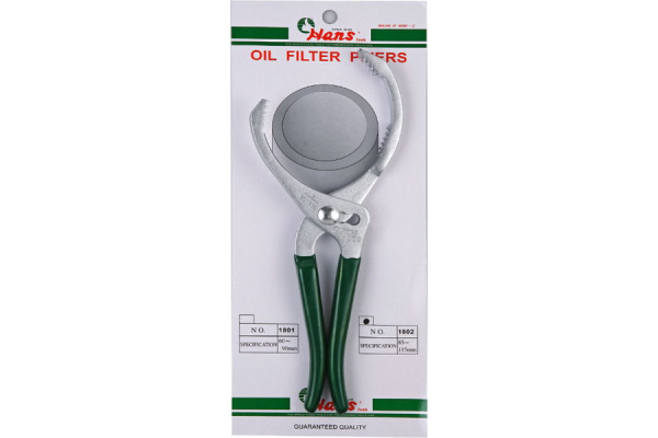 Клещи съемные масляного фильтра Hans 85-115мм 1802